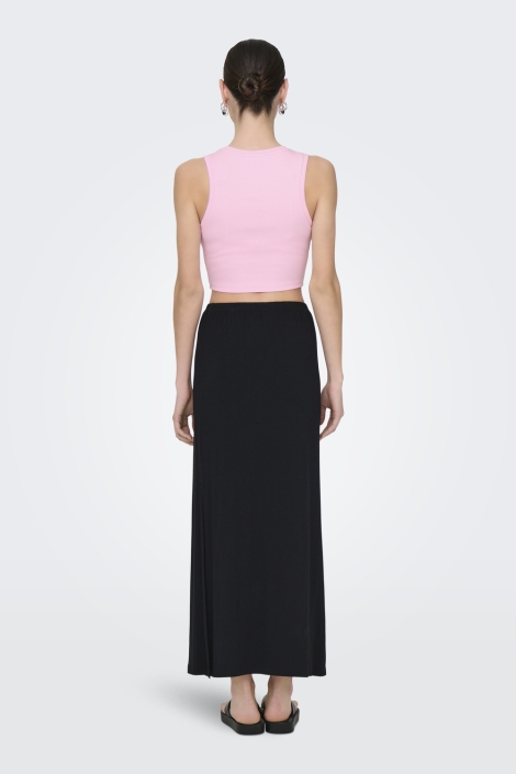 Only onlvilma s/l cropped tank top jrs n